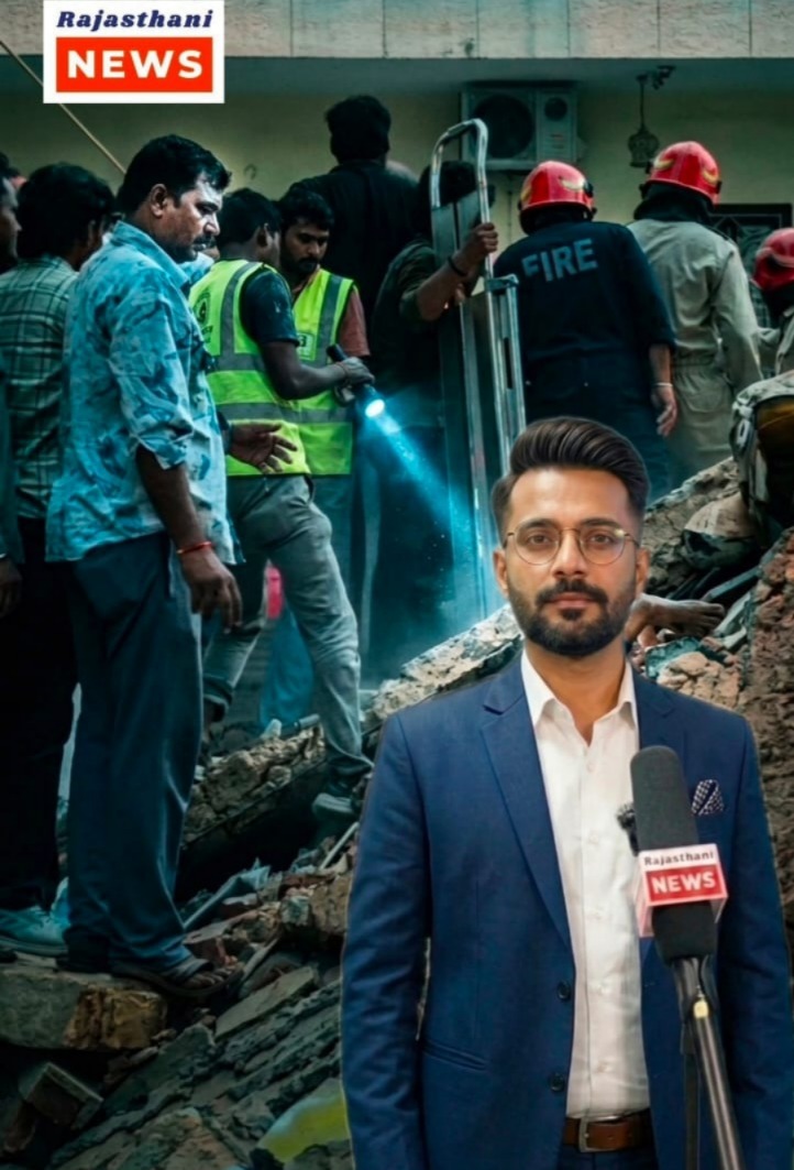 Delhi Building Collapse: Absconding Owner Arrested from Rajasthan's Bhiwadi After 7 Deaths